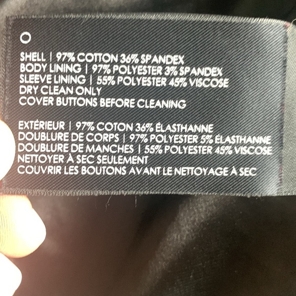 Club Monaco navy jacket with gold buttons size small - Picture 7 of 11